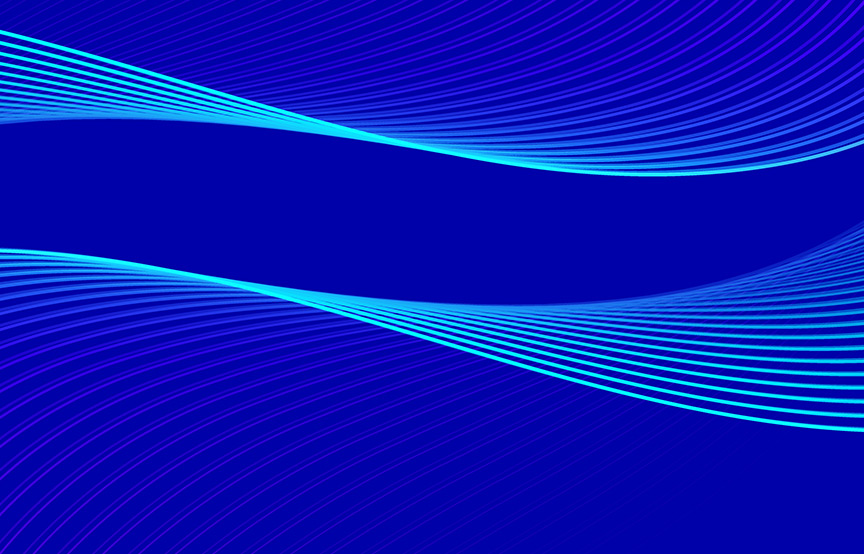 blue abstract lines