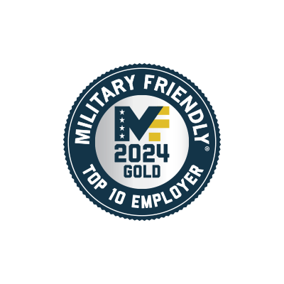 2024 Military Friendly Top 10 Employer 