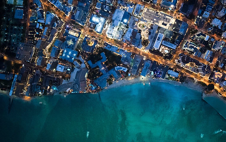 aerial view of Hawaii