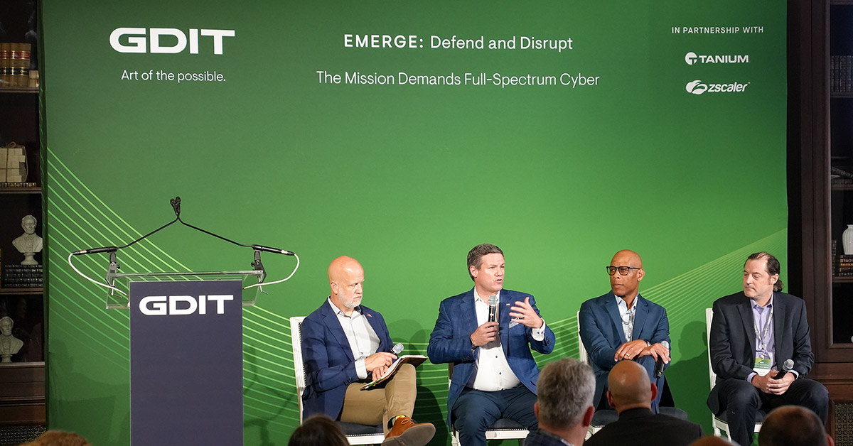 GDIT Emerge Defend and Disrupt speakers 