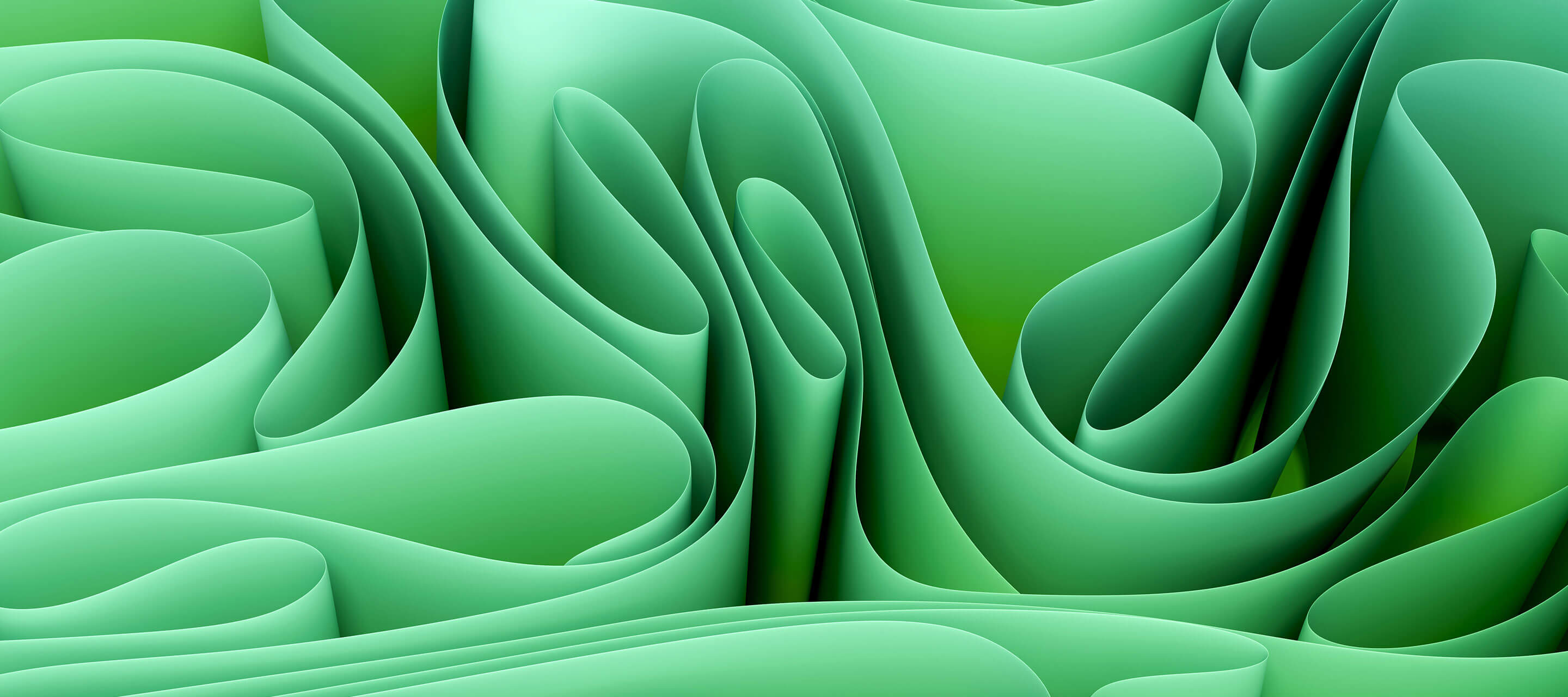 green spirals