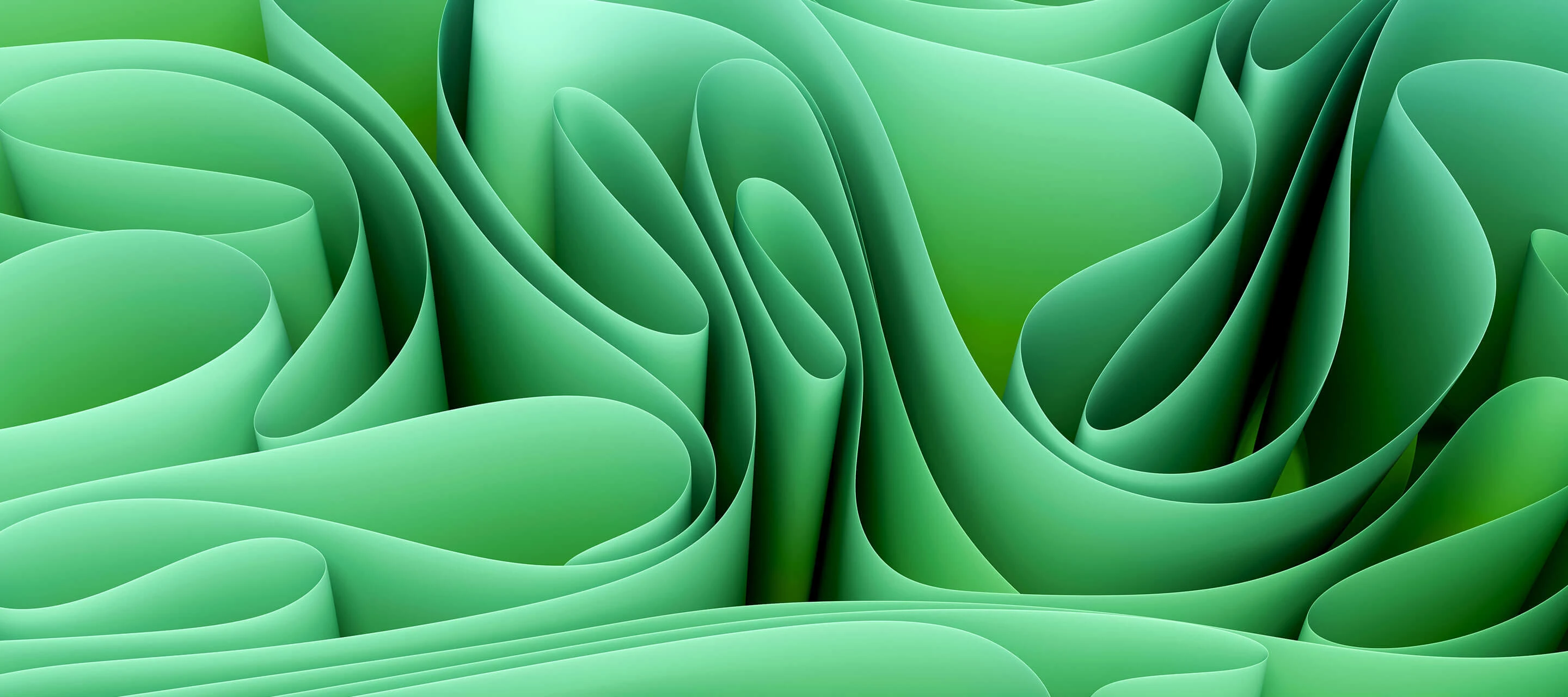 green spirals