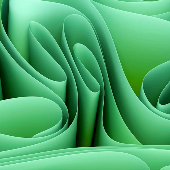 green spirals