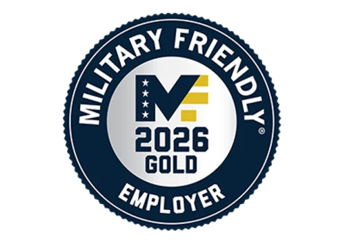 Military Friendly Gold Employer - 2026