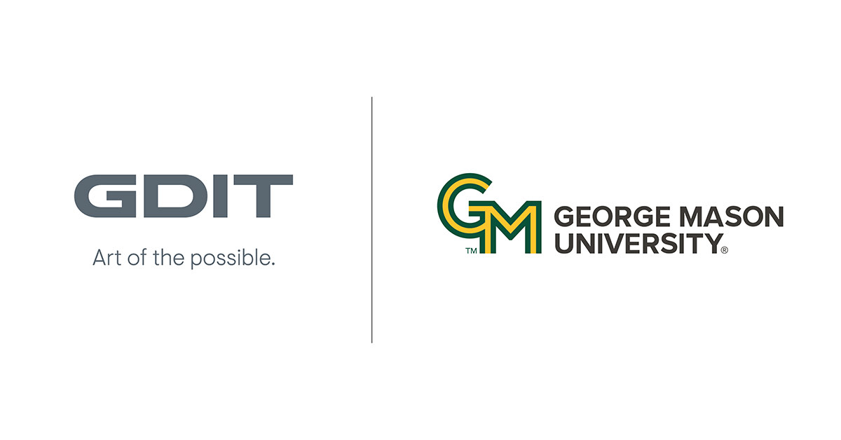 GDIT x GMU logos