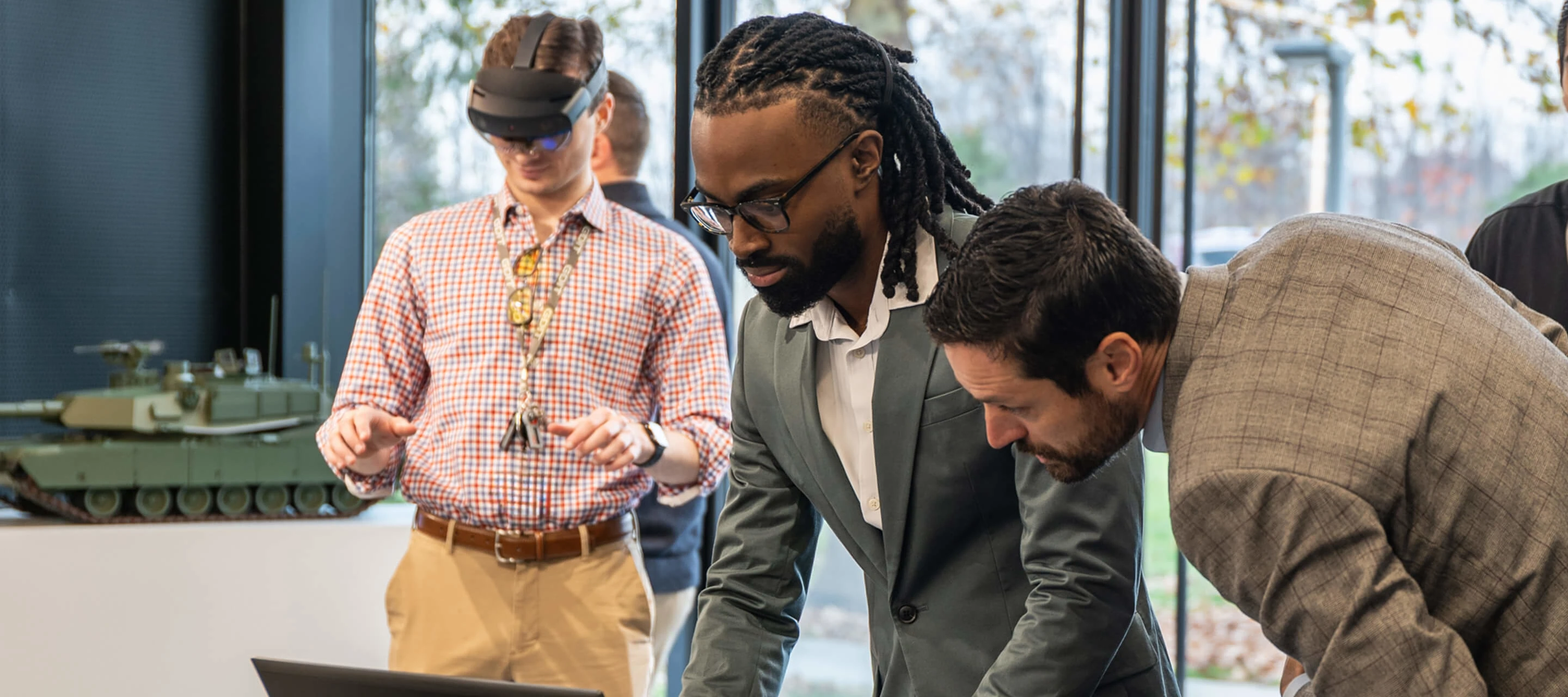 GDIT employees at the Mission Emerge Center (MEC)
