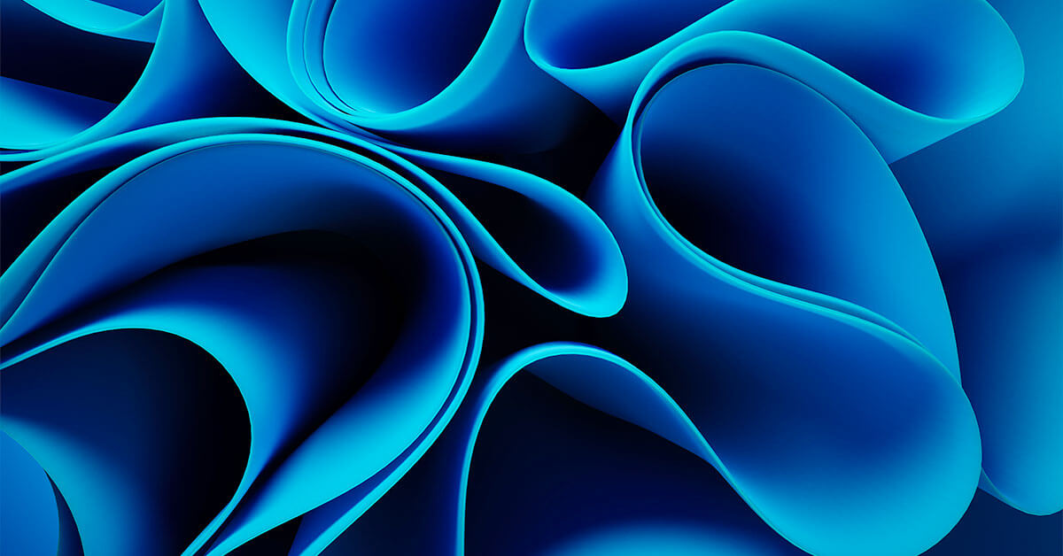 abstract blue waves
