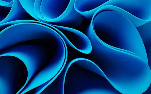 abstract blue waves