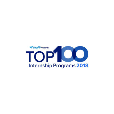 top 100 internship programs logo from 2018