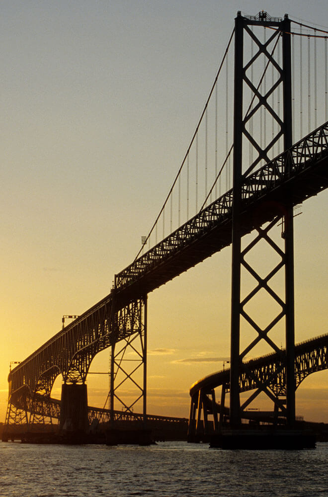 side of Bay Bridge