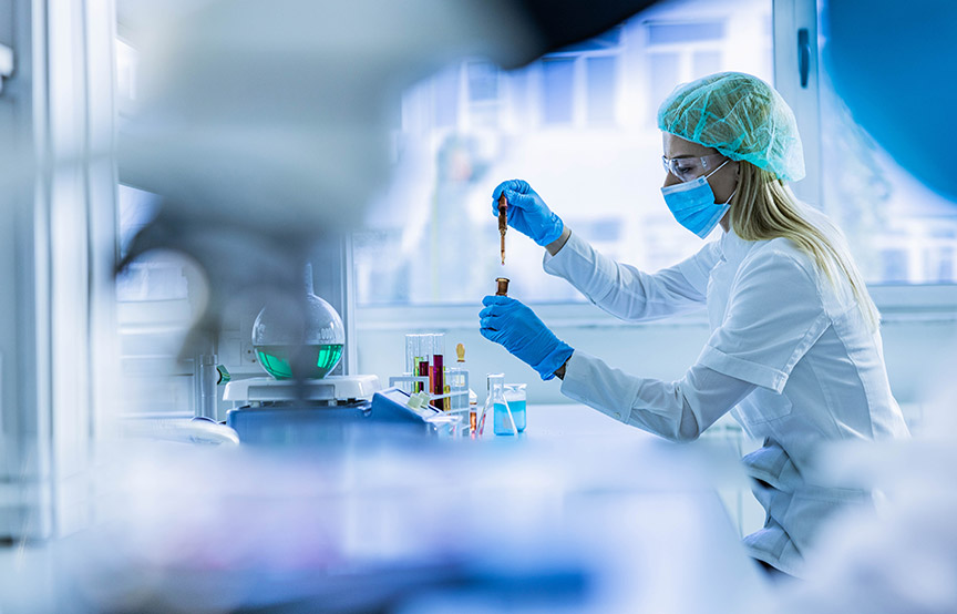 scientist in lab coat