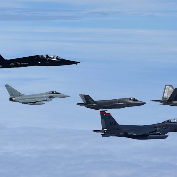 defense planes in sky