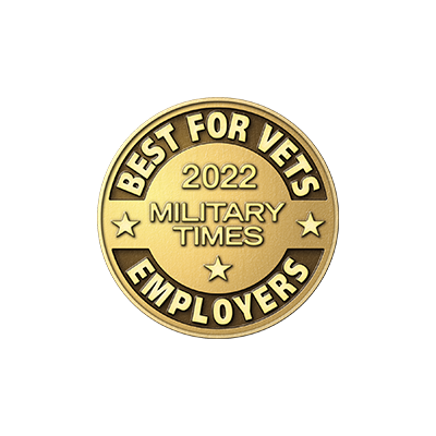 logo to Military Times 2022 Best for Vets award