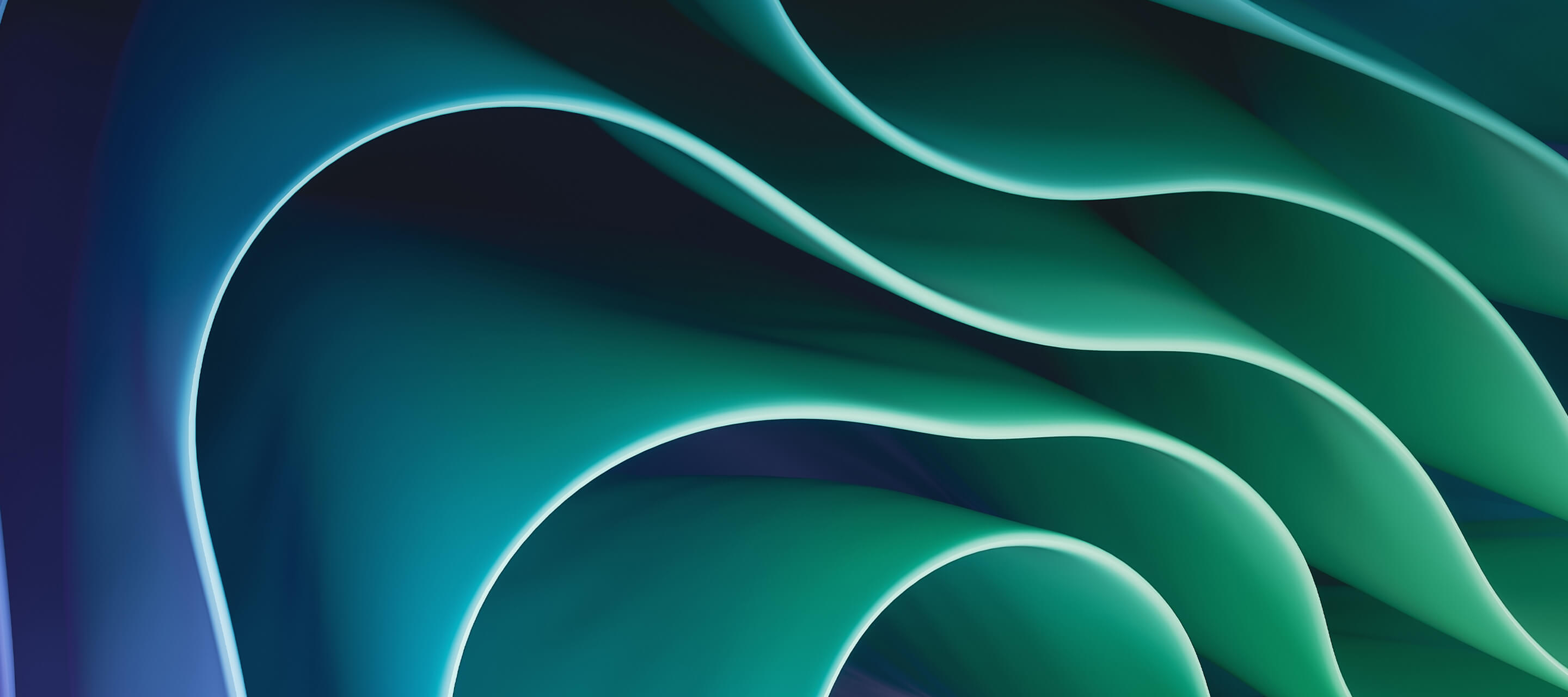 abstract blue green lines