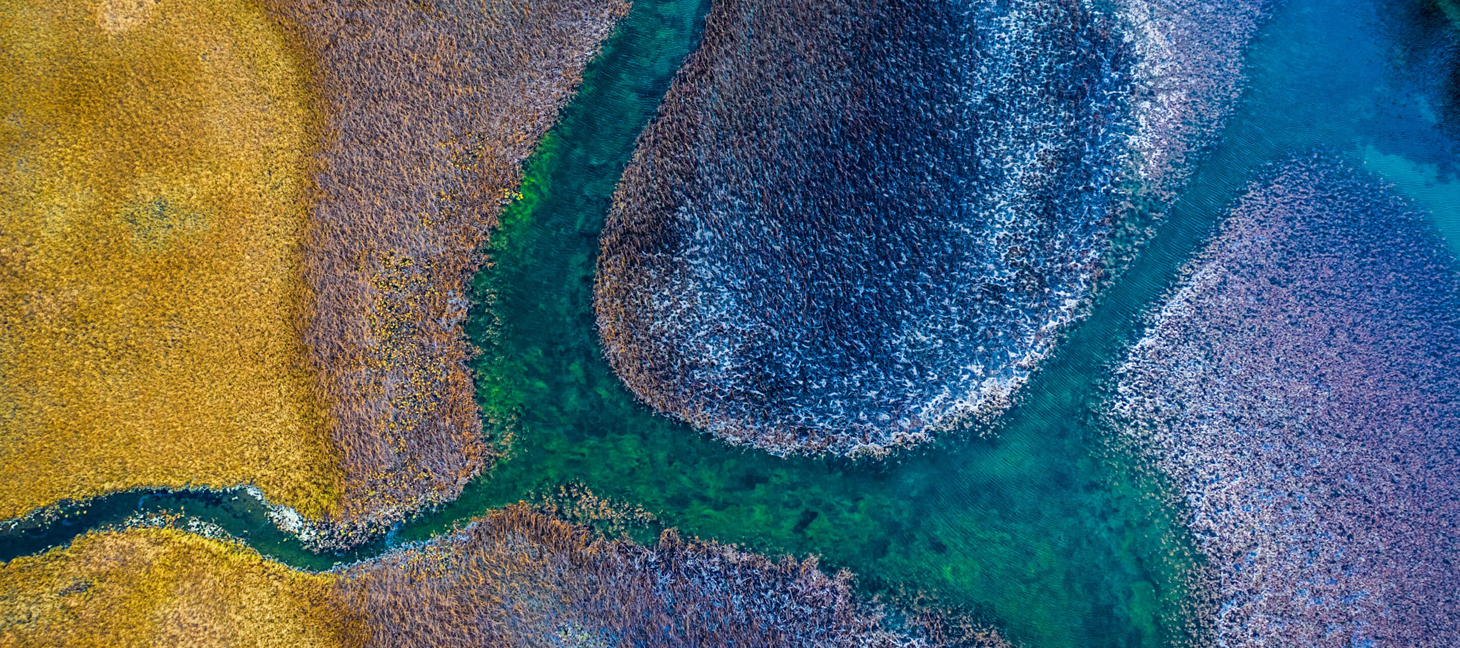 aerial view of land