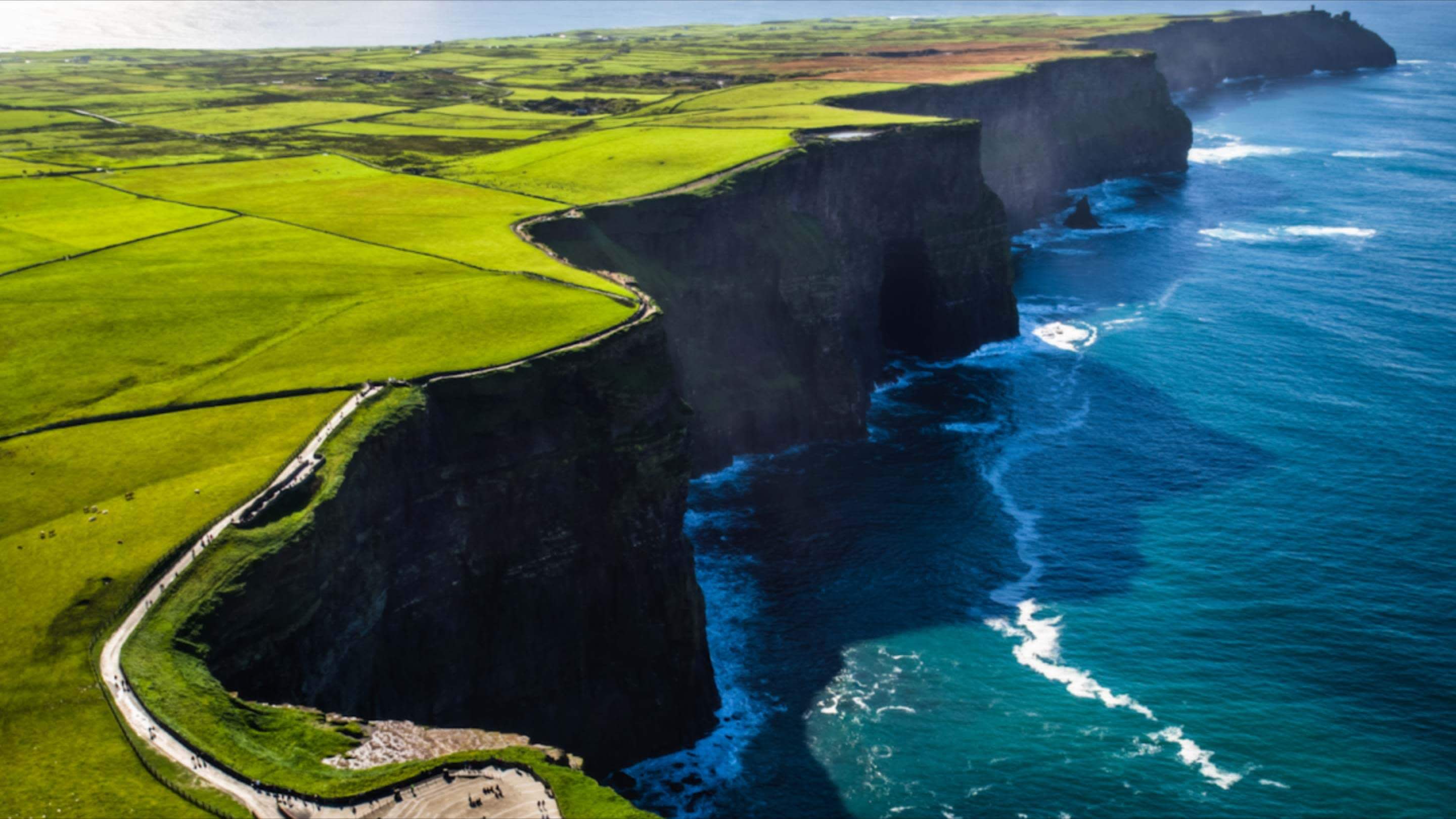 cliff and water