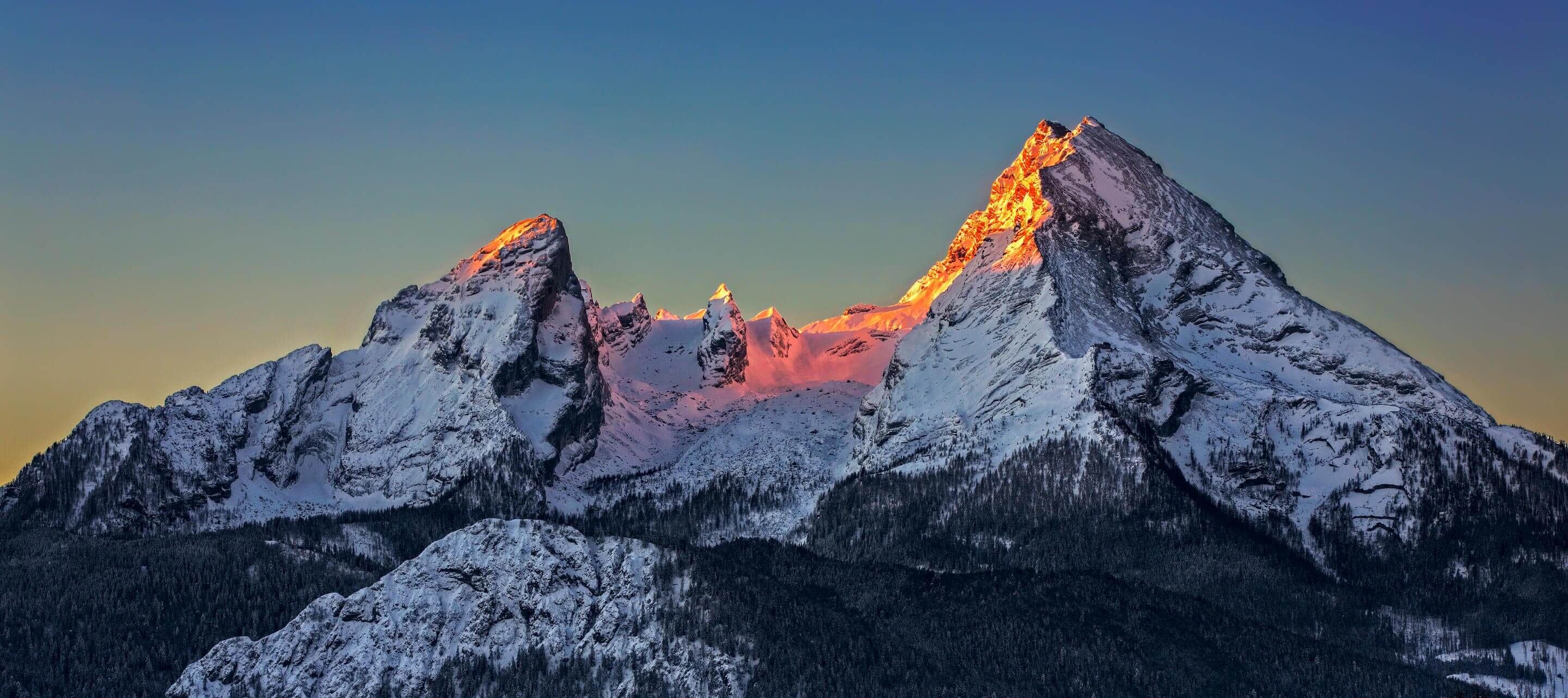 mountains with a sky backdrop