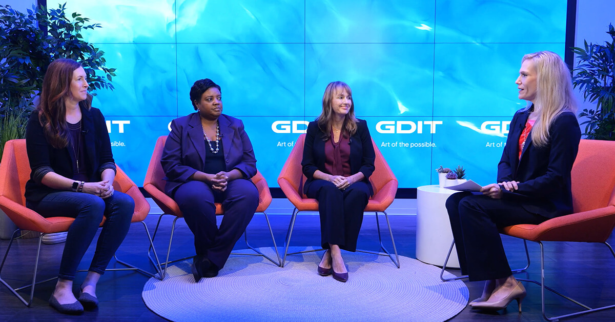 GDIT speakers on a Health AI panel