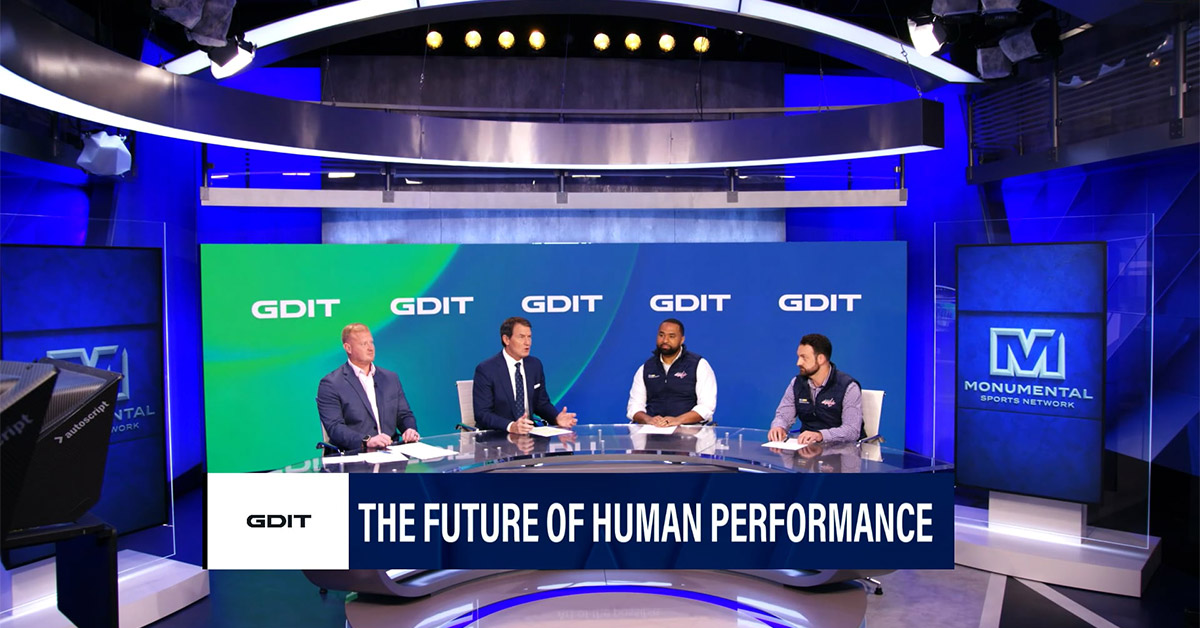 GDIT speakers with Monumental Sports in Washington D.C.
