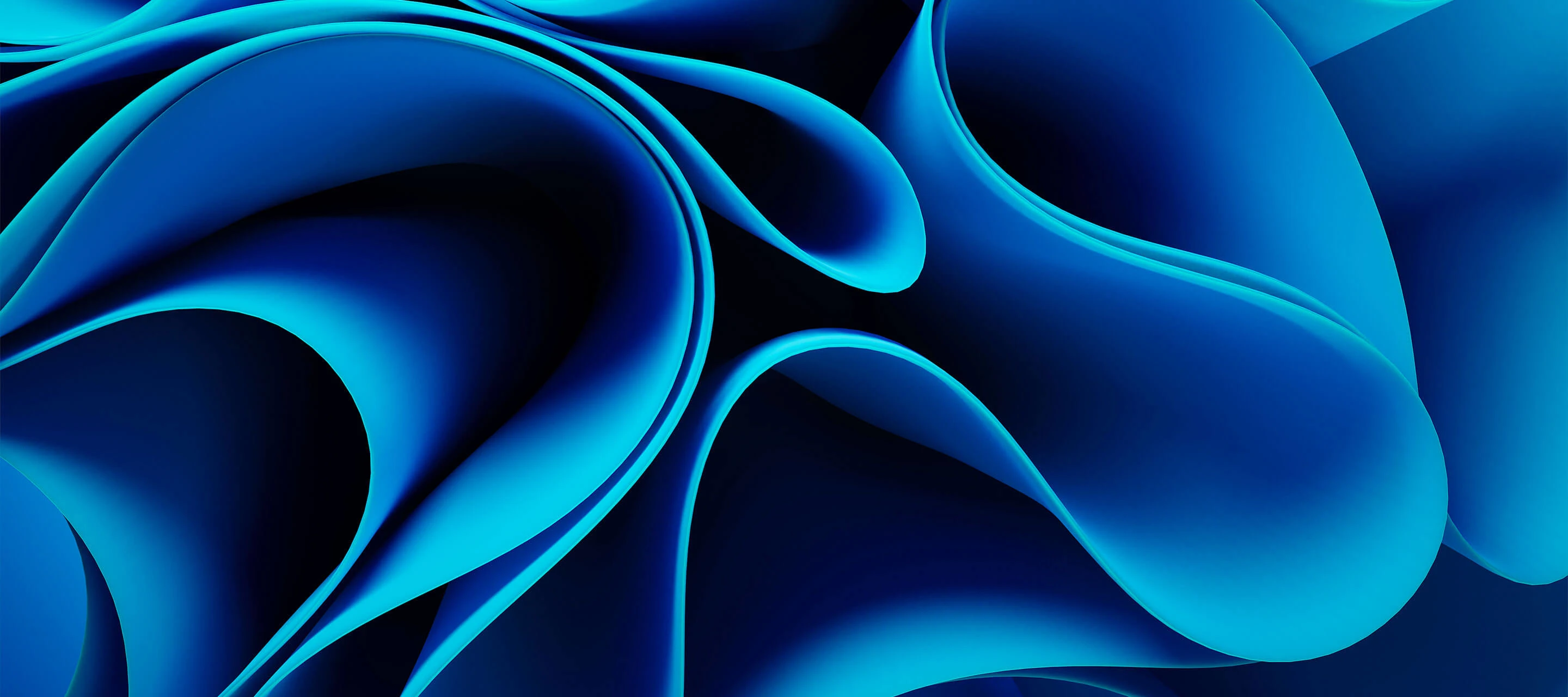 abstract blue swirls