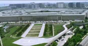 image shows view of Pentagon