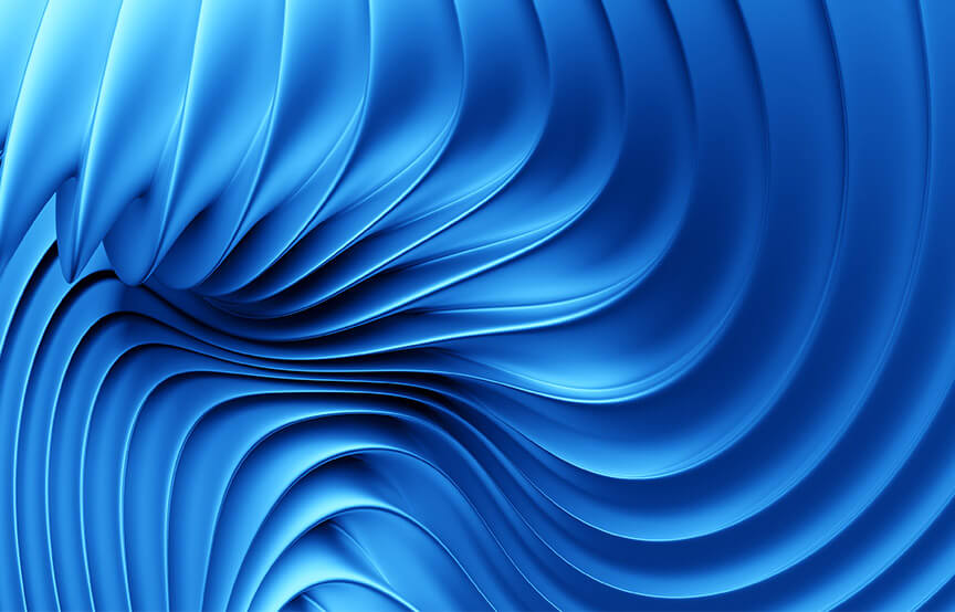 abstract wavy blue lines 