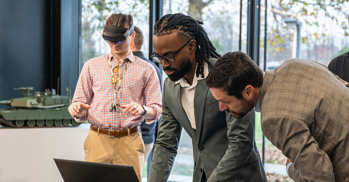 GDIT employees at Mission Emerge Center