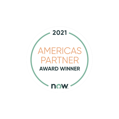  2021 ServiceNow US Federal Partner of the Year