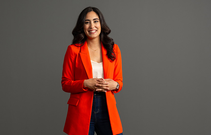 GDIT employee smiling