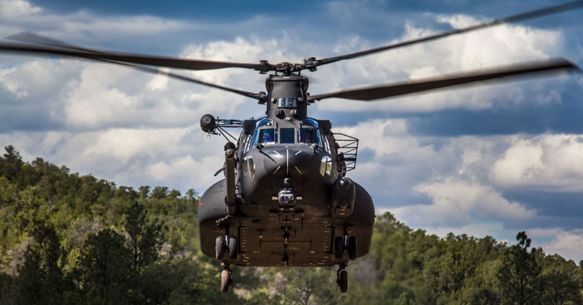 MH-47 in flight