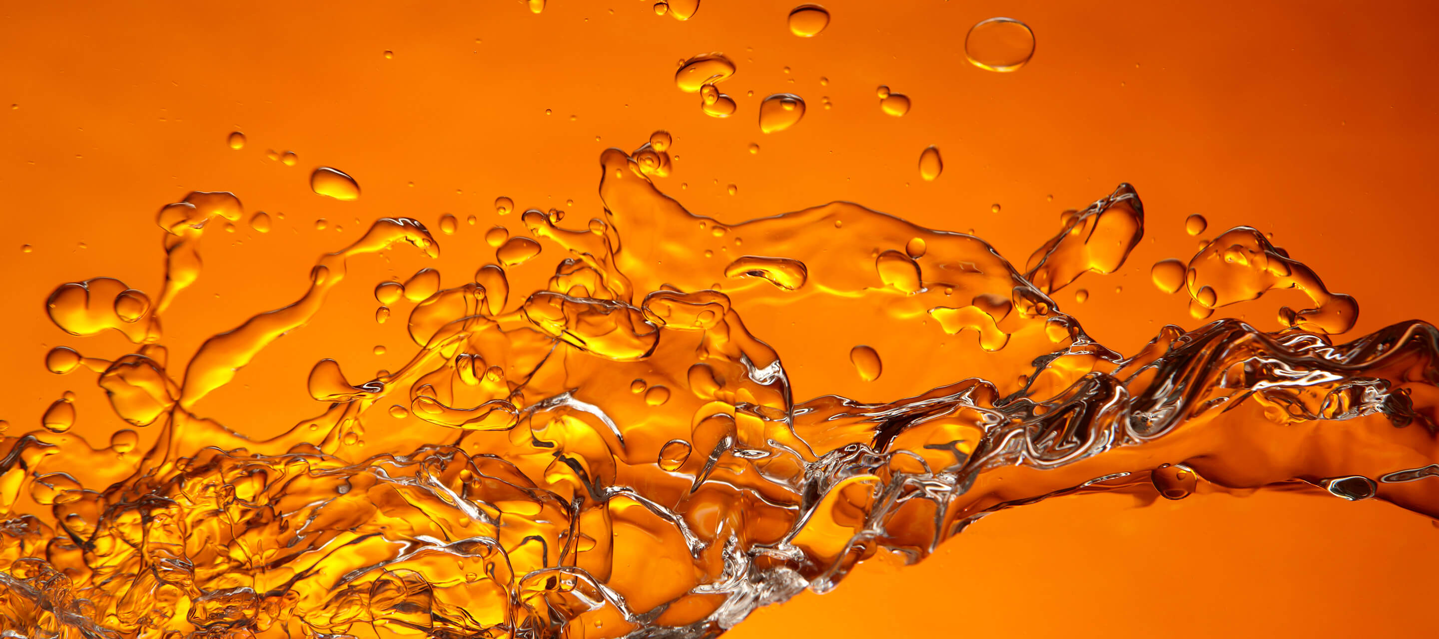 orange water splash