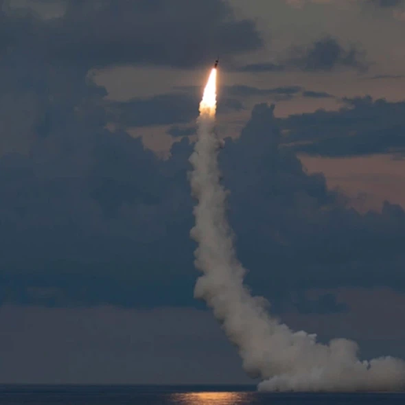 missile going into the sky