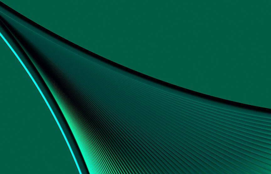 green abstract lines