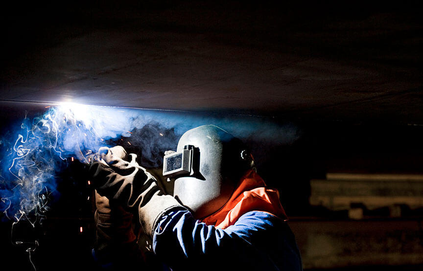 welder at work