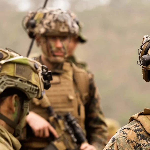 soldiers in field