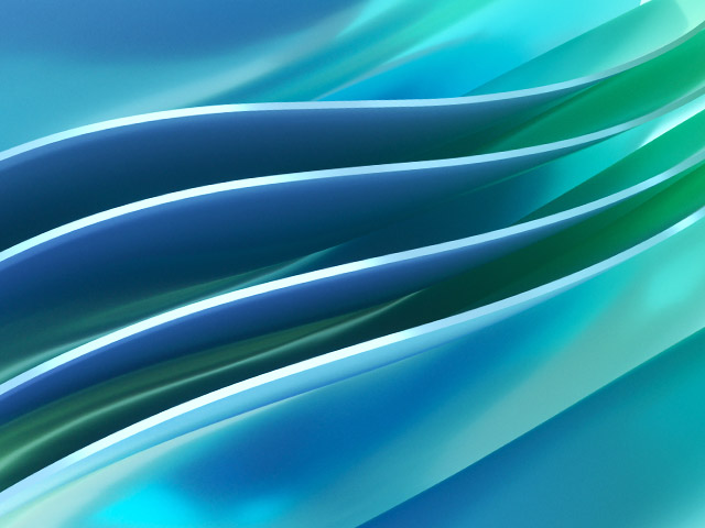 wavy blue green lines