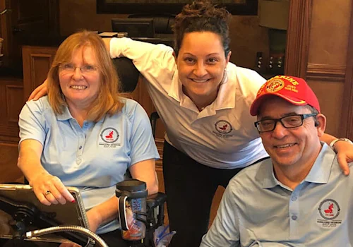 group of people smiling