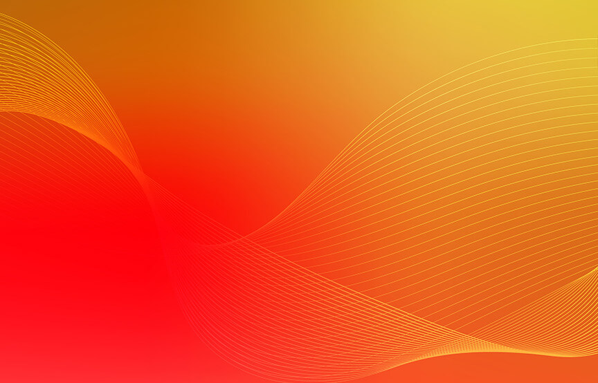 orange abstract lines