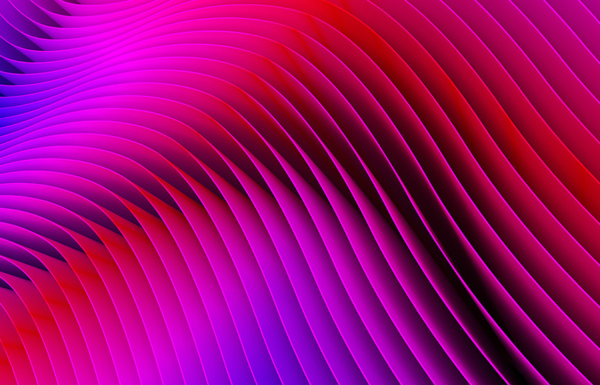 abstract pink and purple wavy lines