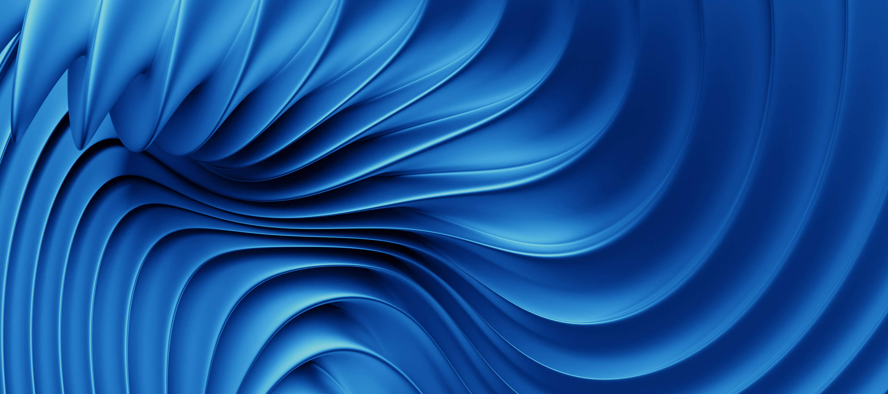 abstract wavy blue lines 