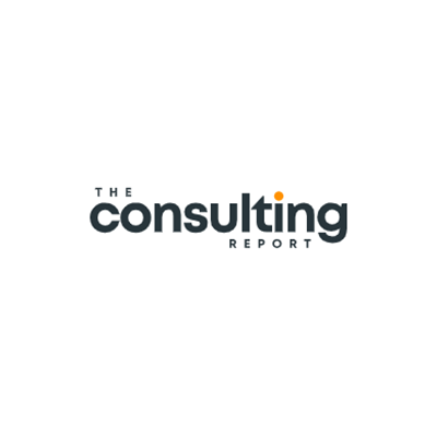 The Consulting Report Top 50 Cybersecurity Consultants of 2023 award badge