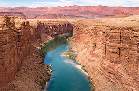 river through a canyon