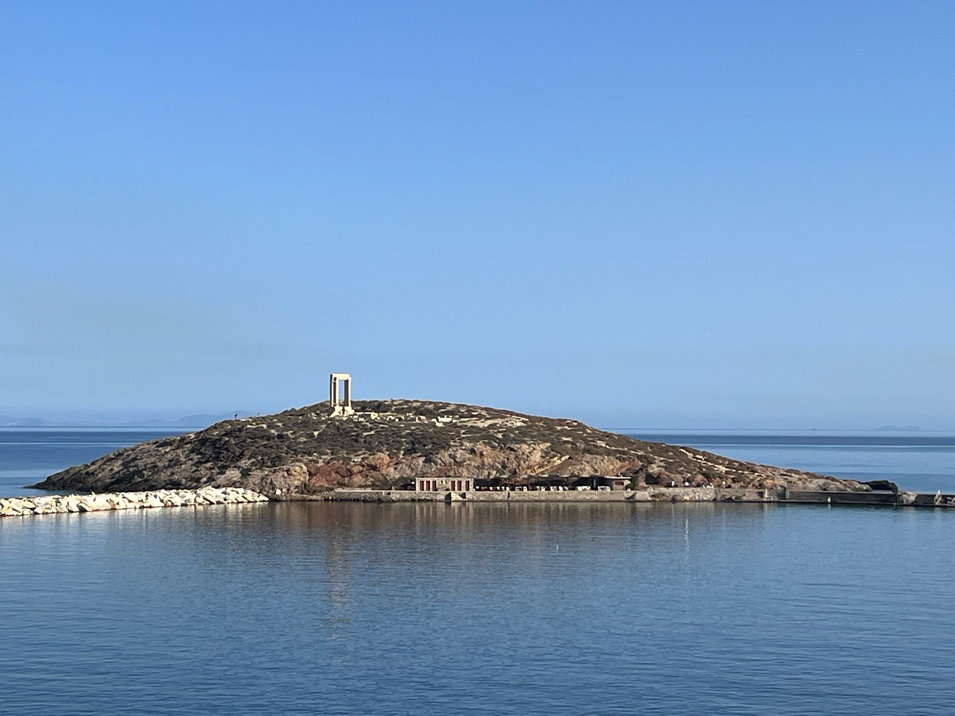 naxos apollo from afar