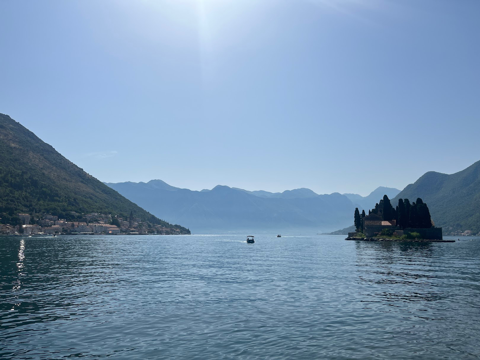 Perast and lady of the rock