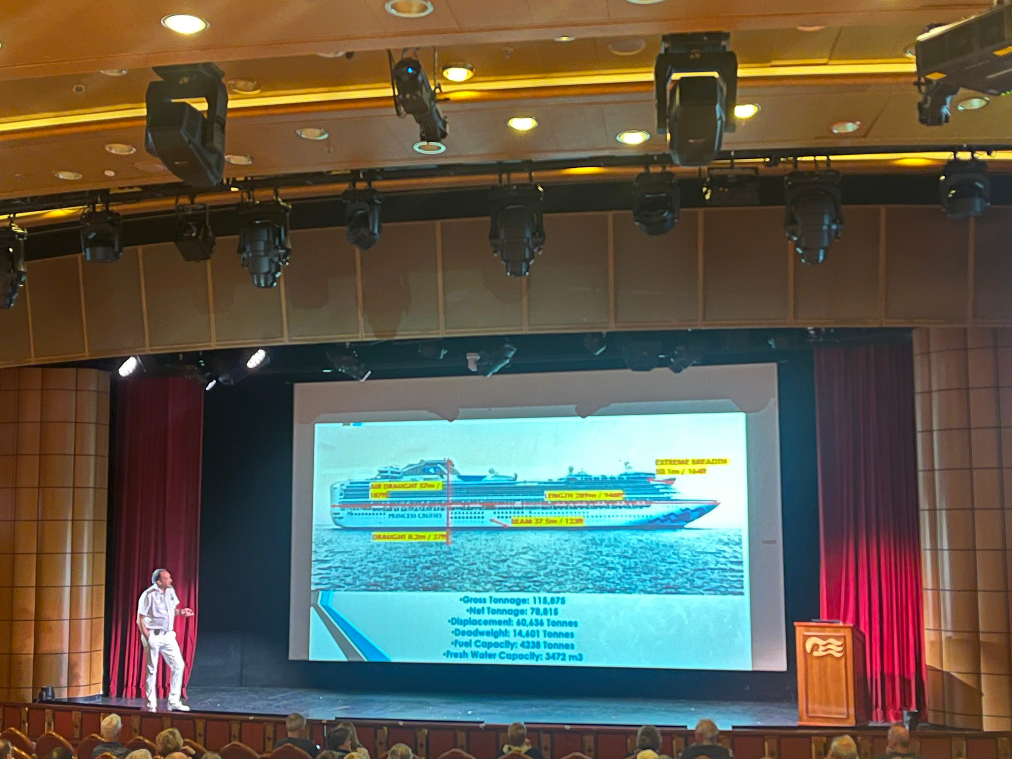 cruise ship presentation