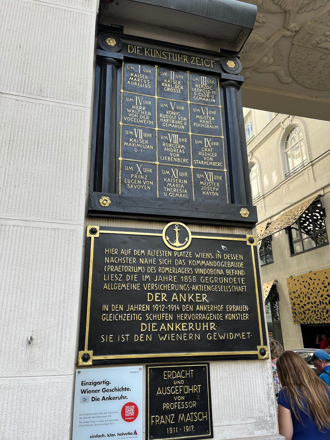 vienna der anker list