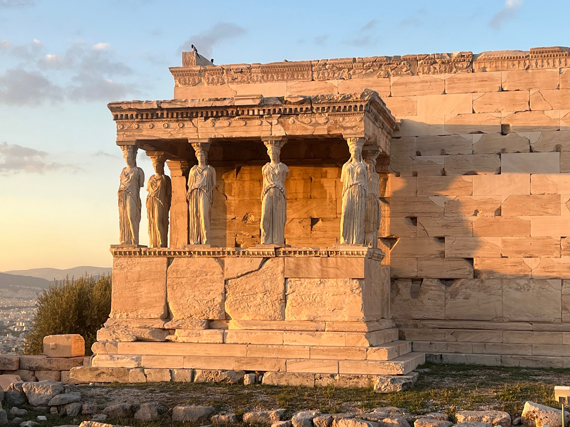 athens Erechtheion statue