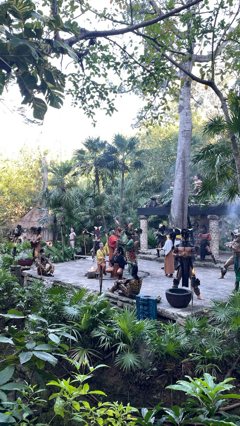 xcaret mayan performance