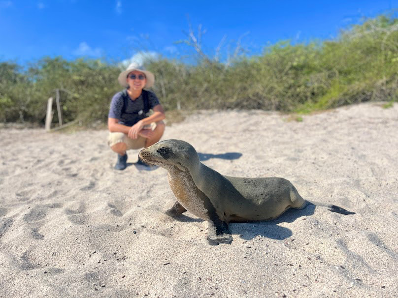 tony and seal pup