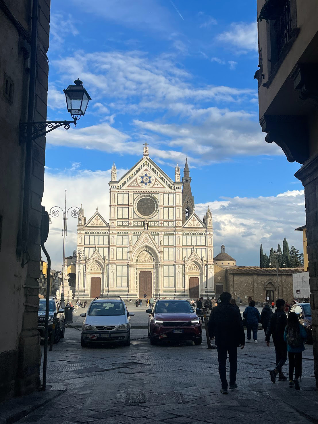 far view of santa croce